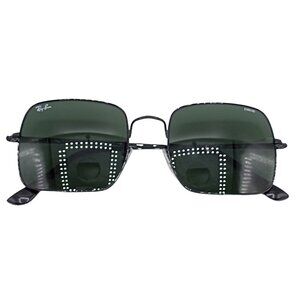 Ray-Ban Men's Square Evolve Black & Green Sunglasses RB1971 9148/31 54-19 NIB